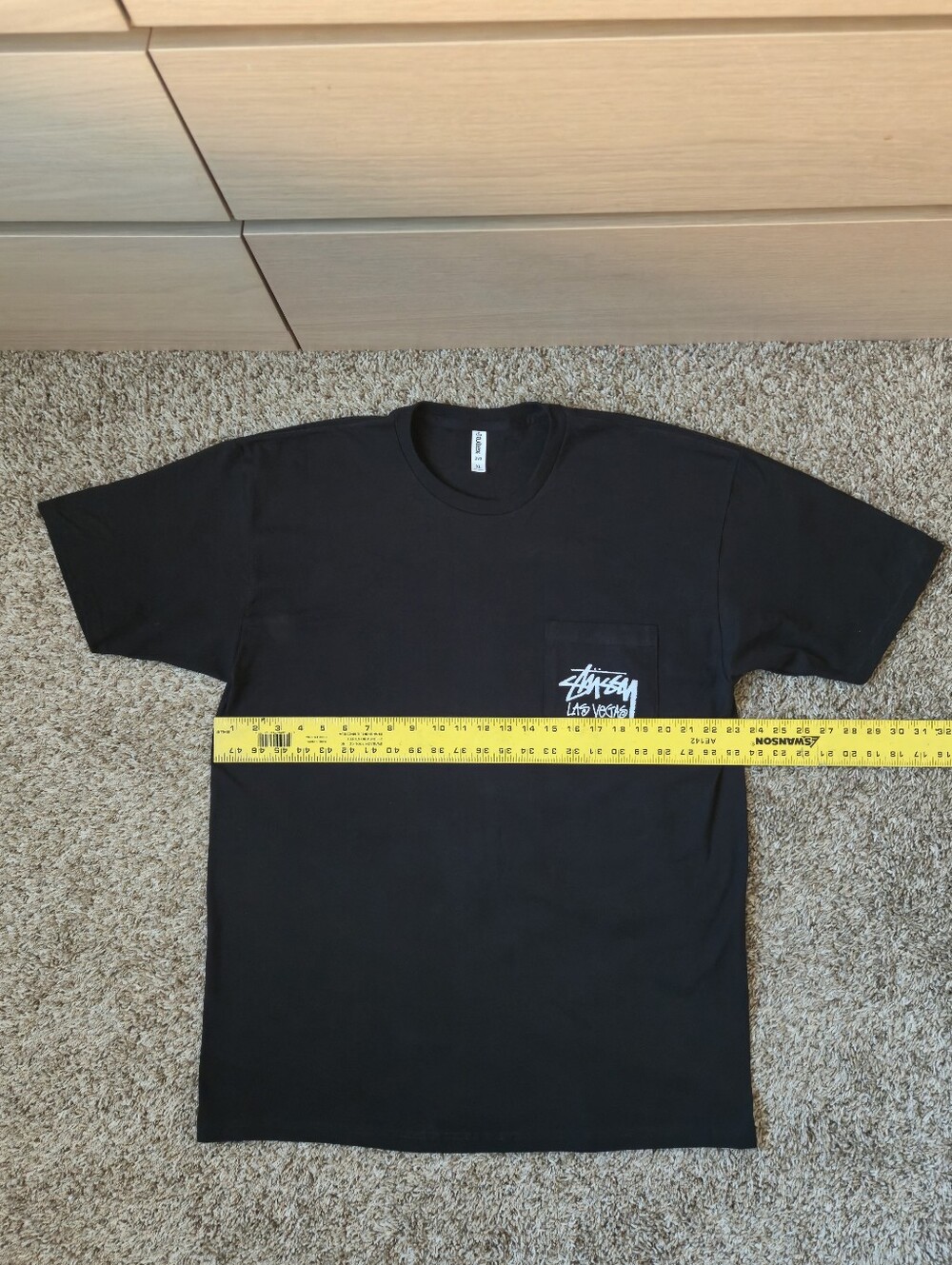 Stussy 'Las Vegas' Pocket *CUSTOM* Shirt XL - Picture 11 of 11